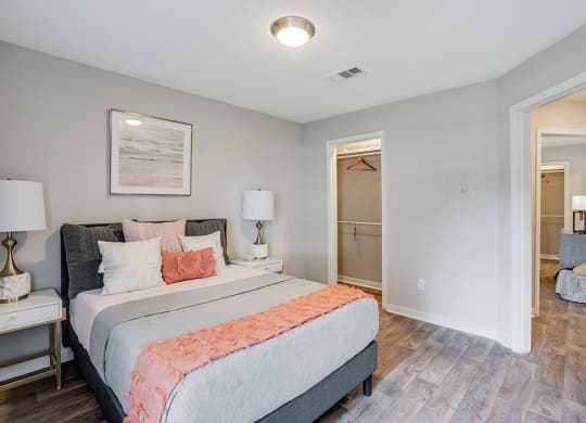 Bedroom with Large Walk In Closet