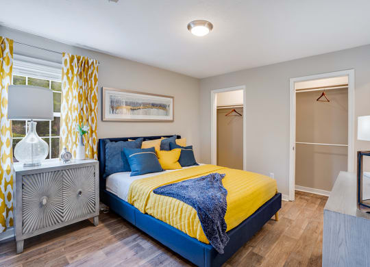 Bedroom with Two Closets