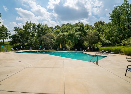 Large Pool Sundeck