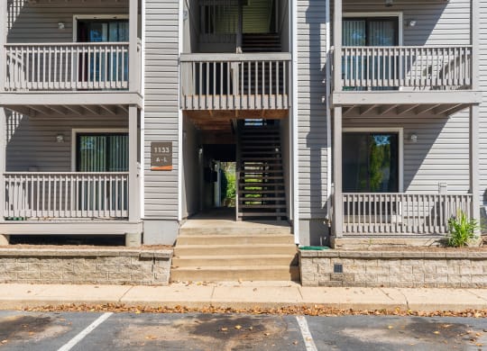 Exterior Balconies and Patios at The Finn