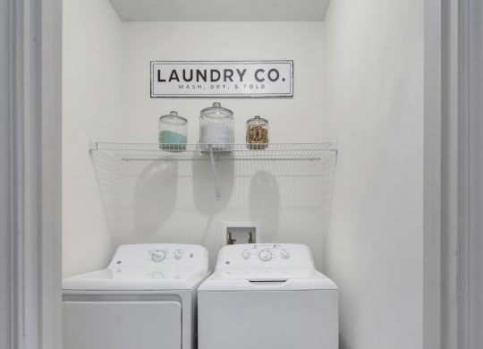 In-Unit Washer and Dryer