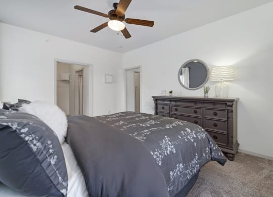 Bedroom with Plush Carpeting