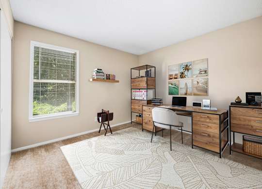 Office Space with Carpet