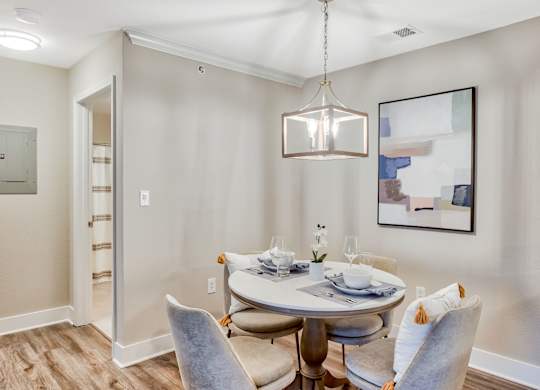 Separate Dining Area with Overhead lighting