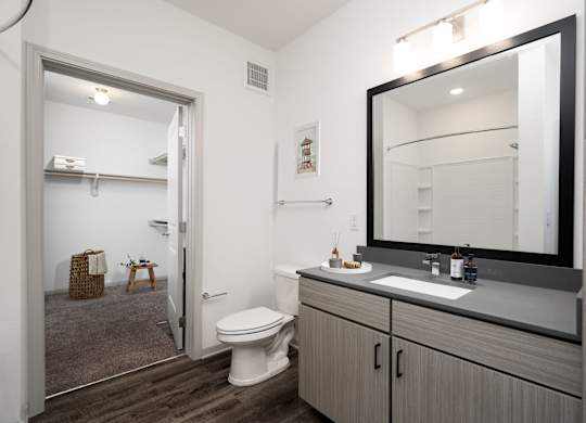 Bathroom with Modern Finishes