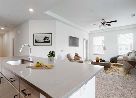 Large Kitchen with Island