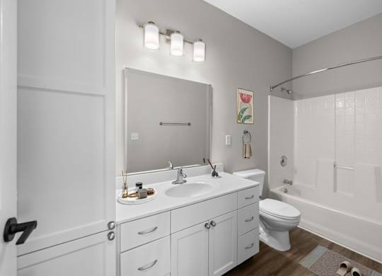 Bathroom with Modern Finishes