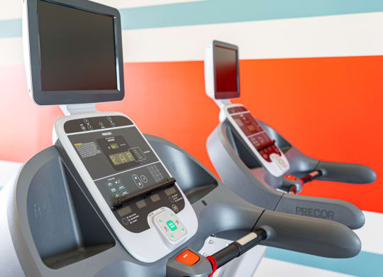 Cardio Equipment At The Fitness Center