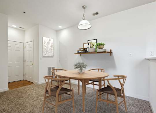 Separate Dining Area with Overhead lighting