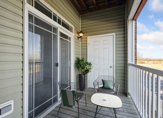 Balcony with Furniture