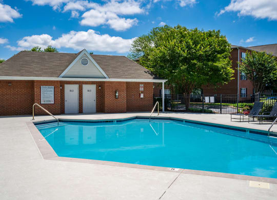 Pool with Fenced In Sundeck