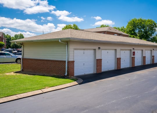 Detached Garages at The Villas at Oak Crest