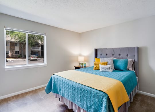 Spacious Bedroom with Light Grey Walls