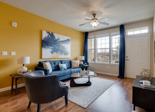 Living Room Featuring Private Entrance