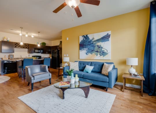 Open Concept Living, Kitchen & Dining