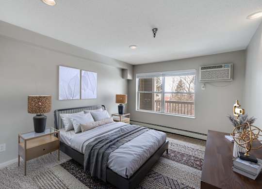 Bedroom with Plush Carpeting