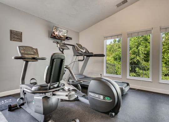 Cardio Equipment At The Fitness Center