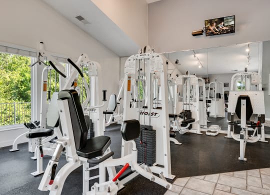 Strength Training Equipment At The Fitness Center