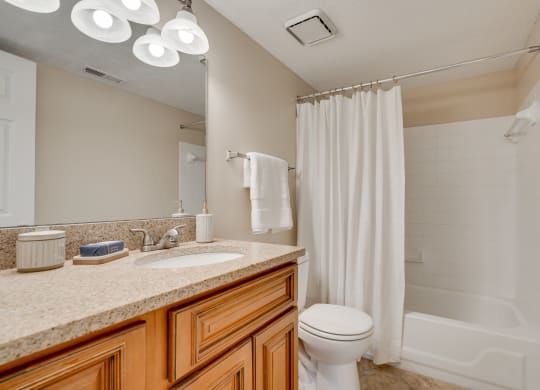 Bathroom With Shower & Tub