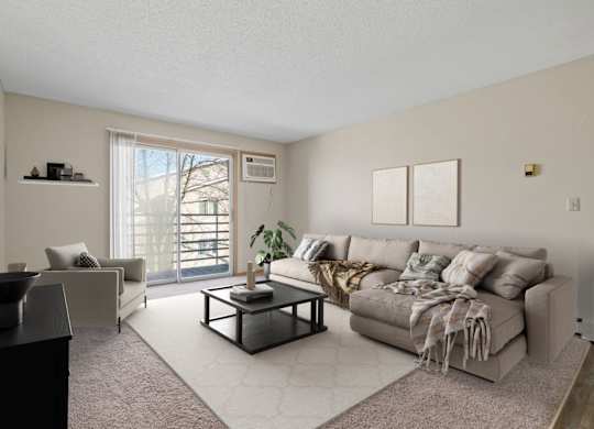 Living Room with Patio