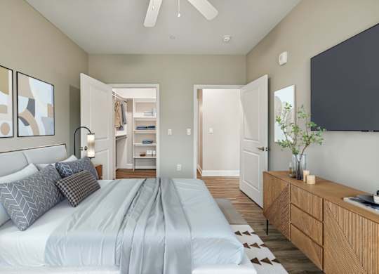 Bedroom with Large Closet