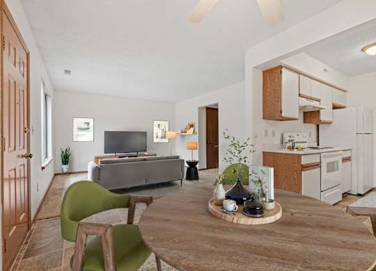 Separate Dining Area with Overhead lighting