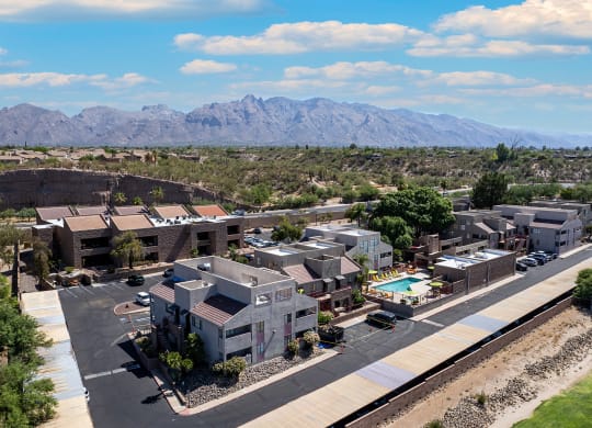 Aerial View of Nine90 Apartments in Tucson Arizona