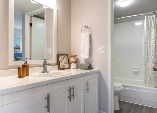 Bathroom at Avani North Tucson Apartments in Tucson Arizona