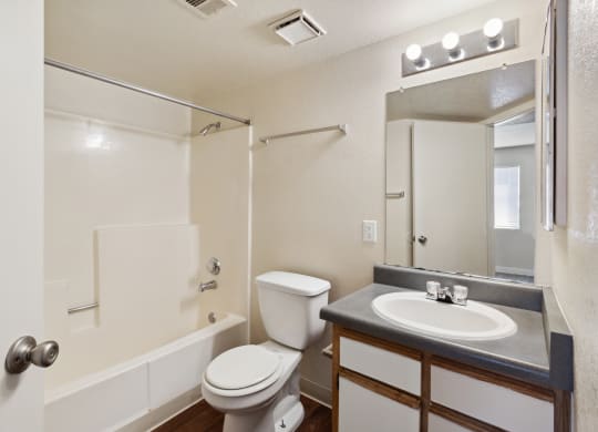 Bathroom at Kingman Station Apartments