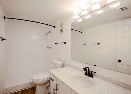 Bathroom at Los Altos Towers Apartments in Albuquerque NM
