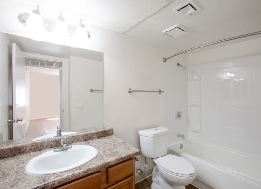 Bathroom at Nine90 Apartments in Tucson Arizona