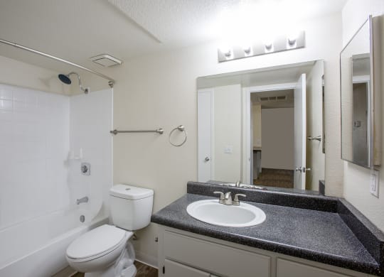 Bathroom at Nine90 Apartments in Tucson Arizona