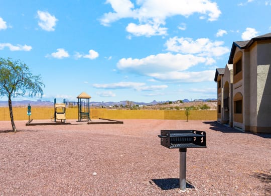 BBQ Grill at Bella Vita Apartments in Bullhead City Arizona