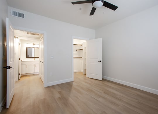 Bedroom and Walk-in Closet at Haven at Arrowhead Apartments