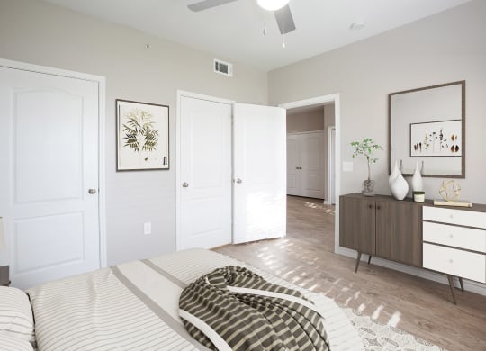 Bedroom at Links at Forest Creek in Round Rock Texas near Austin