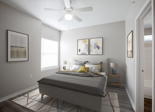 Bedroom at Links at Forest Creek in Round Rock Texas near Austin
