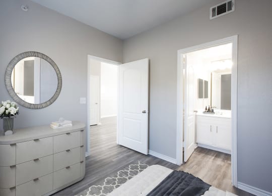 Bedroom at Links at Forest Creek in Round Rock Texas near Austin