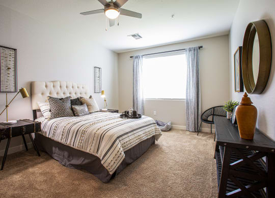 Bedroom at Senderos at South Mountain in Phoenix AZ September 2020