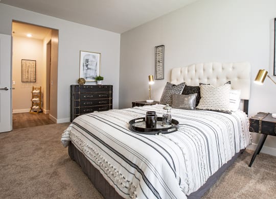 Bedroom at Senderos at South Mountain in Phoenix AZ September 2020
