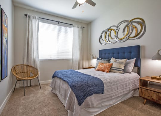 Bedroom at Senderos at South Mountain in Phoenix AZ September 2020