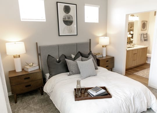 Bedroom at The Aster at Mountain Vista Apartments in Mesa Arizona