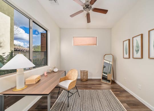 Bedroom with Large Window at Avilla Marana Apartment Homes in Tucson Arizona