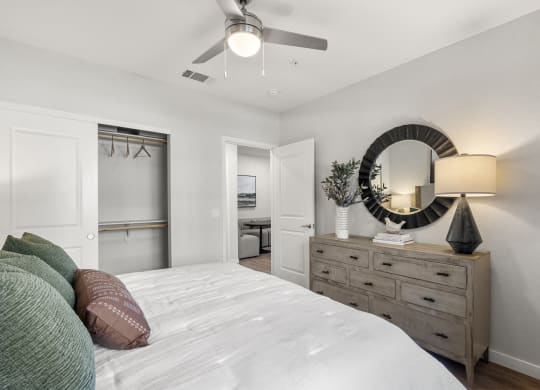 Bedroom with Spacious Closet at Tucson Landing, Arizona  