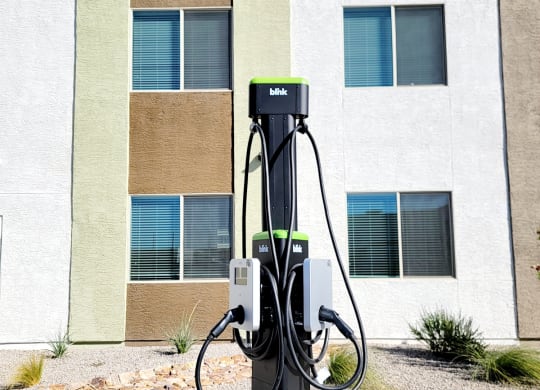 Blink Electric Vehicle Charging at Cabana Bridges Apartments in Tucson