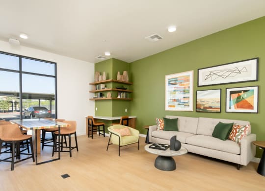 Clubhouse at Streamliner 16th Apartments in Phoenix