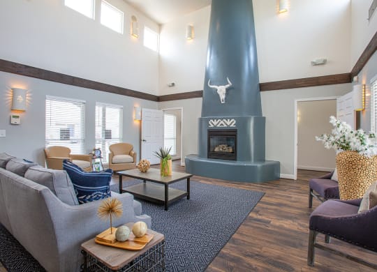 Clubhouse at The Bluffs at Tierra Contenta Apartments