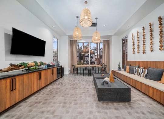 Clubhouse Interior at Bear Canyon Apartments in Tucson Arizona