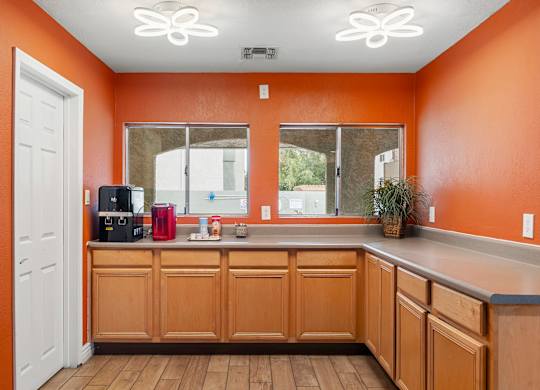 Clubhouse Kitchen at Villa Toscana Apartments in Phoenix Arizona