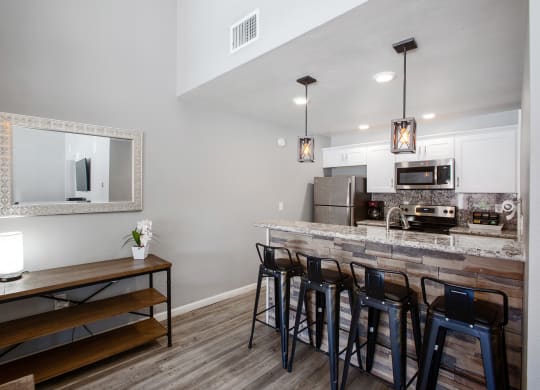 Clubhouse Kitchenette at Orange Tree Village Apartments in Tucson AZ
