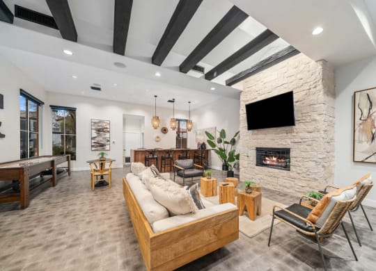 Clubhouse Lounge Area at Bear Canyon Apartments in Tucson Arizona
